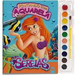 SEREIAS PINTANDO COM AQUARELA