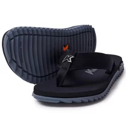Sandália Kenner Kivah Masculina - Preto e Cinza