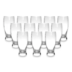 Kit 12 Copo Chopp Transparente 350ml Taca Tulipa Bar Cerveja