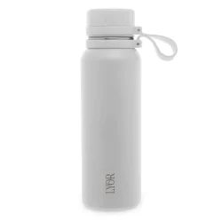 Garrafa Térmica Lyor de Aço Inox Explorer Branca