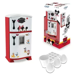Brinquedo Refrigerador Infantil Mickey Com Acessórios Xalingo 19810 Infantil Criança Faz de Conta
