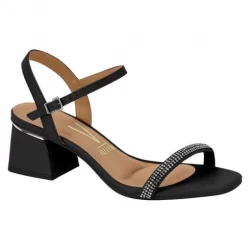 Sandália Feminina Tira com Strass Salto Bloco Vizzano ORIGINAL - 6428.130