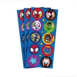 Adesivo Decorativo - Spidey e Seus Amigos Espetaculares - 30 UN - Regina - Rizzo