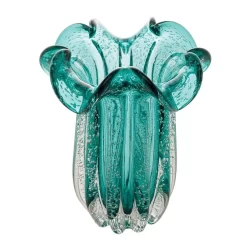 Vaso Wolff Italy de Vidro Tiffany 19cm x 24cm