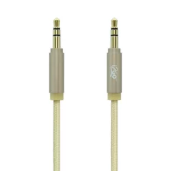 Cabo Auxiliar i2GO 1,5m Nylon Trançado Dourado