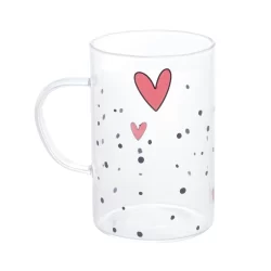 2 Canecas Wolff de Vidro Borossilicato Heart