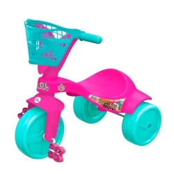 Brinquedo Triciclo Infantil LOL  Cestinha Crianças a Partir de 19 Meses Xalingo Velotrol Infantil