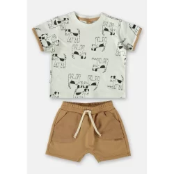 Conjunto para Bebê Menino com Camiseta e Bermuda Up Baby