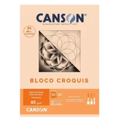 Bloco Papel Manteiga Croquis A4 Canson Com 50 folhas 40g