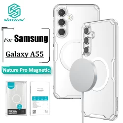 Capa Traseira À Prova De Choque Samsung Galaxy A55 Case（Only with magnetic suction function）