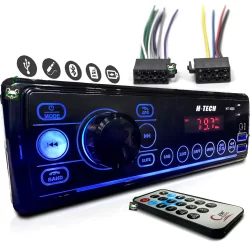 Rádio Som Automotivo Mp3 C/ Bluetooth 2 Usb's Aux Pen Drive