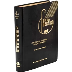 Bíblia do Obreiro | Letra Grande | ARC | Concordância Dicionário Auxílios Cerimônia | Capa Luxo Preta