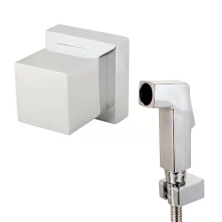 Ducha Jacuí e Acabamento de Registro Pingoo - Prata