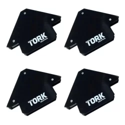 4 Esquadros Magnético Para Solda 12kg Serralheiro Super Tork