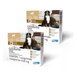 2 Antipulgas Comfortis 1620mg Cães de 27 A 54kg