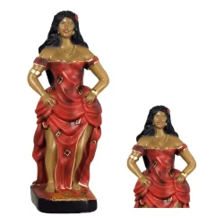 Imagem Maria Mulambo Rica 23 Cm Pomba Gira Resinada Linda