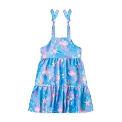 Vestido Infantil Feminino Universo Do Oceano