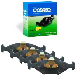 Kit Pastilha Freio Ford Fiesta Hatch 95 A 2009 Dianteiro