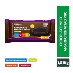Chocolate Meio Amargo Zero Açúcar VitaoPRO 1,01 Kg