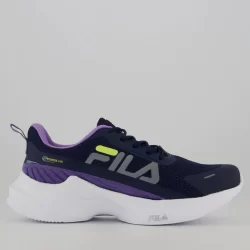 Tênis Fila Progress Lite Feminino Marinho e Roxo