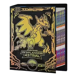 Album Fichario Charizard Gold Porta 432 Cartas Pokemon Cards