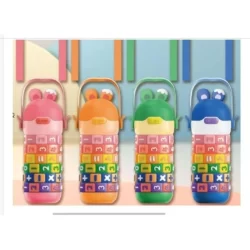 Garrafa infantil termico Novo Zhiqu Children's Canudo Copo Grande Capacidade Jogo Digital Copo de Água