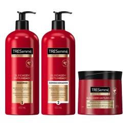KIT SHAMPOO + CONDICIONADOR + MÁSCARA BLINDAGEM ANTIUMIDADE TRESEMMÉ - 3 Itens