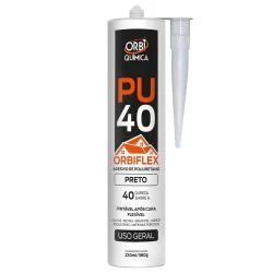Adesivo Selante PU40 Orbiflex Uso Geral Preto 380g