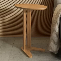 Mesa de Canto 60cm 100% Mdf Freijo - Dalla Costa