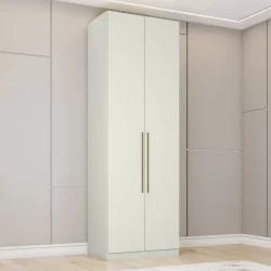 Guarda-Roupa Solteiro Modulado Seletto 2 Portas 3 Gavetas Seletto Areia - Henn