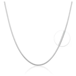 Corrente  Rabo de Rato 60cm prata 925