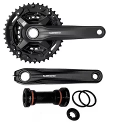 PEDIVELA SHIMANO FC-MT210-3 INTEGRADO 175MM C/ MOVIMENTO - COROAS 40/30/22D - 3X9V