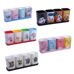 Porta Canetas Lapis com Bandeja Personagem Plasutill