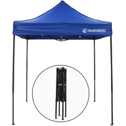 Tenda Gazebo Pagoda Estrutura Aço 2x2mts Azul - Guepardo