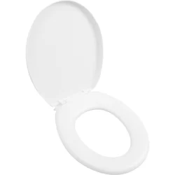 Assento Sanitário Astra Soft Fofo TPJ/AS Soprado e Tampa Injetada Branco