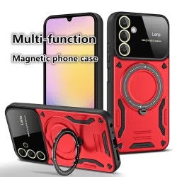 Para Samsung Galaxy A13 A22 A13 A50 A15 A05S A14 A24 A34 A54 A12 A04E Magnético Protetor À Prova De Choque Caso De Telef