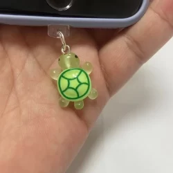 1 Pçs Bonito Pequena Tartaruga Telefone Poeira Plug Pingente Compatível Para IPhone Relâmpago Android Tipo-C Portas De C