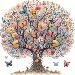 Pintura 1pc DIY Diamond Art Lucky Tree 5D Full Rhinestone , Living Room Estudo Quarto Arte Artesanato Decorativa Kit , Decoração Casa