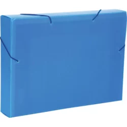 Pasta aba elástica lombo 55mm novaonda Azul Polibras