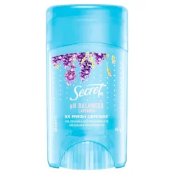 DESODORANTE SECRET EM GEL PH BALANCED LAVENDER 45G
