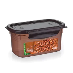 POTE PARA ALIMENTO RETANGULAR COM TRAVAS 850 ML