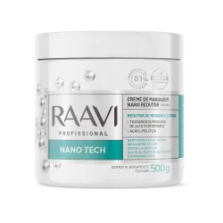 Creme Massagem Nano Tech Redutor Medidas Estrias Raavi 500g