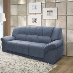 Sofá 3 Lugares 184cm Cordoba  Cinza
