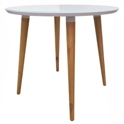 Mesa de Madeira Veneza C/Tampo de Vidro 050.377