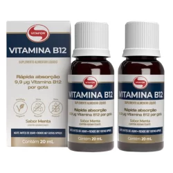 Vitamina B12 em Gotas - Menta 20ml - Vitafor