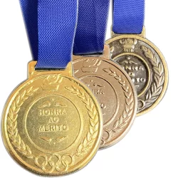 Kit 25 Medalhas Honra ao Mérito Premiação Escola 290mm