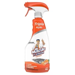 Desinfetante para Uso Geral Mr Músculo Tripla Ação Laranja Platium 500ml
