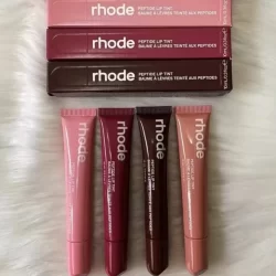 [Alta Qualidade] Rhode hailey 10g Lipgloss Esmalte labial com peptídeo colorido