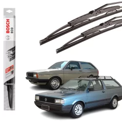 Kit Limpador Parabrisa Parati 1982 A 1995 Palheta Original Eco Bosch