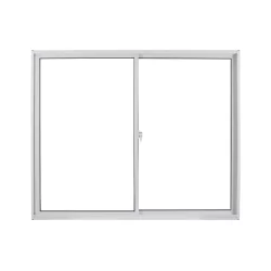 Janela de Alumínio de Correr 100x120cm Vidro Liso Linha Soft MGM 100cm x 120cm